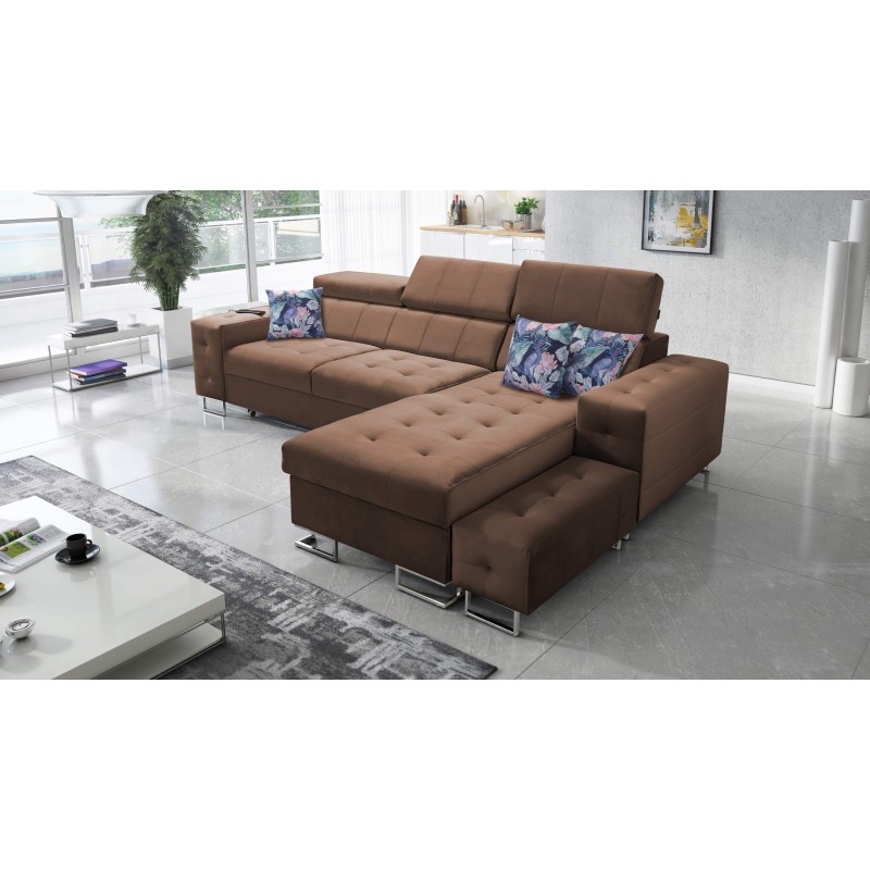 Fusion I Ecksofa mit Schlaffunktion, verstellbaren Kopfstützen und USB-Anschluss | Fusion Möbel Fusion I Ecksofa mit Schlaffunktion, verstellbaren Kopfstützen und USB-Anschluss | Fusion Möbel