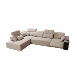 Elegantes Ecksofa 'Milano XI Mix' aus Flechtstoff, Verita 75