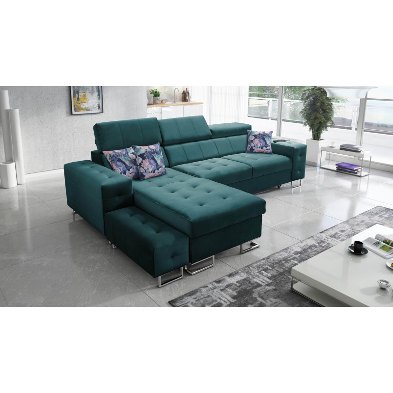 Fusion I Ecksofa mit Schlaffunktion, verstellbaren Kopfstützen und USB-Anschluss | Fusion Möbel Fusion I Ecksofa mit Schlaffunktion, verstellbaren Kopfstützen und USB-Anschluss | Fusion Möbel