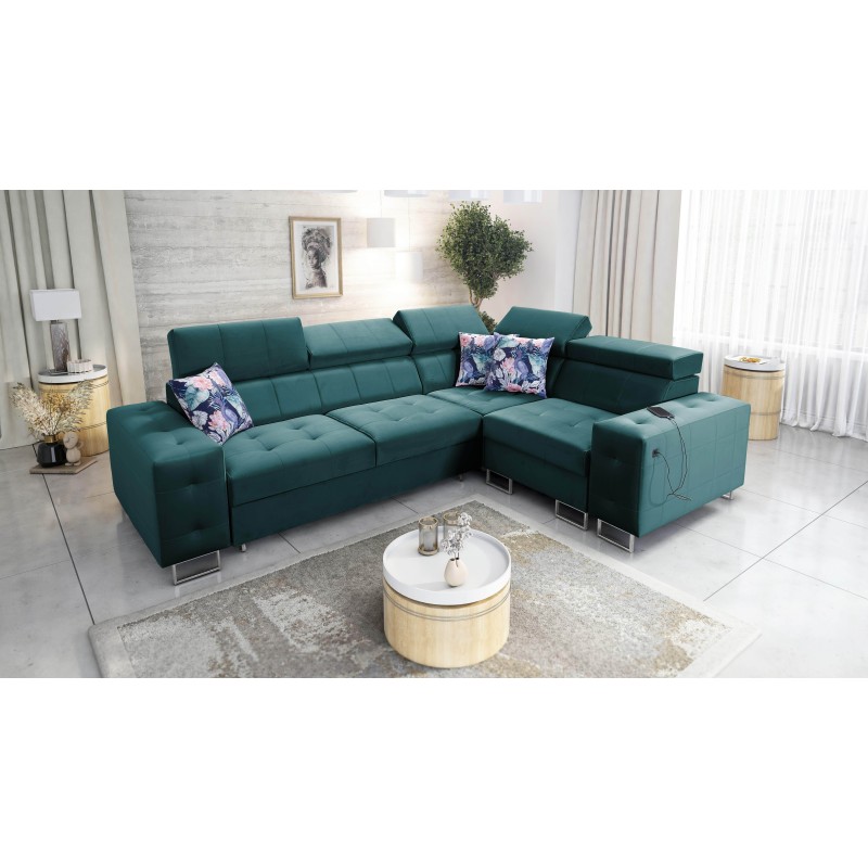 Fusion II Ecksofa mit Schlaffunktion in Veloursstoff | Hydrophob, Magic Velvet 2221 | Das ideale Möbelstück für Ihr Wohnzimmer Fusion II Ecksofa mit Schlaffunktion in Veloursstoff | Hydrophob, Magic Velvet 2221 | Das ideale Möbelstück für Ihr Wohnzimmer