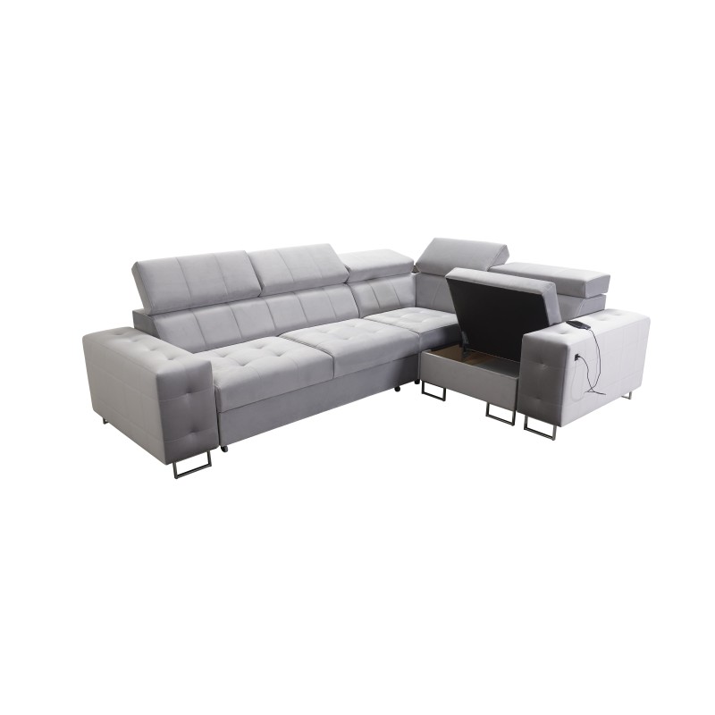 Ecksofa Fusion II mit Schlaffunktion in Samtstoff | Hydrophob, Magic Velvet 2219 | Das ideale Möbelstück für Ihr Wohnzimmer Ecksofa Fusion II mit Schlaffunktion in Samtstoff | Hydrophob, Magic Velvet 2219 | Das ideale Möbelstück für Ihr Wohnzimmer