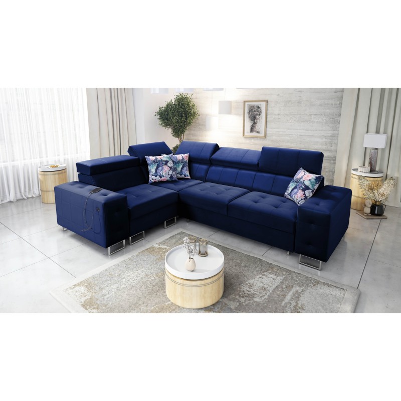 Ecksofa Fusion II mit Schlaffunktion in Veloursstoff | Hydrophob, Magic Velvet 2216 | Das ideale Möbelstück für Ihr Wohnzimmer Ecksofa Fusion II mit Schlaffunktion in Veloursstoff | Hydrophob, Magic Velvet 2216 | Das ideale Möbelstück für Ihr Wohnzimmer