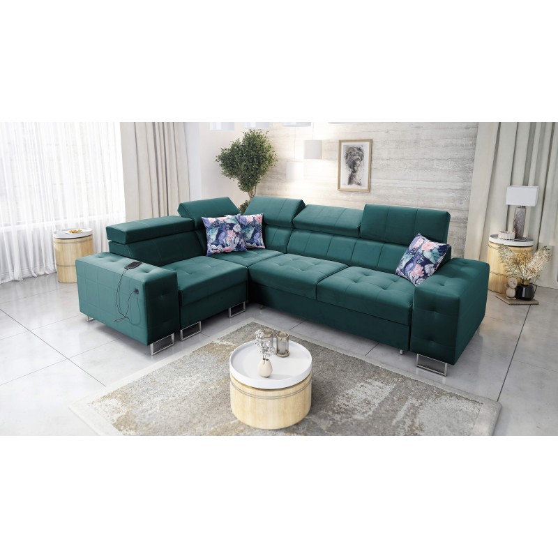 Fusion II Ecksofa mit Schlaffunktion in Veloursstoff | Hydrophob, Magic Velvet 2221 | Das ideale Möbelstück für Ihr Wohnzimmer Fusion II Ecksofa mit Schlaffunktion in Veloursstoff | Hydrophob, Magic Velvet 2221 | Das ideale Möbelstück für Ihr Wohnzimmer