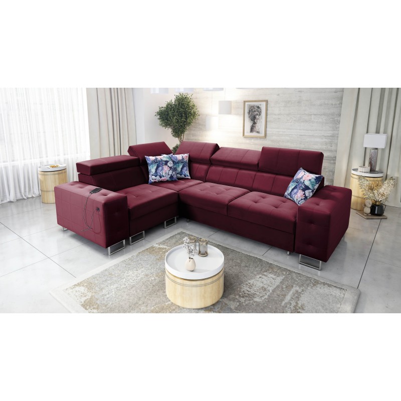 Ecksofa Fusion II mit Schlaffunktion in Samtstoff | Hydrophob, Magic Velvet 2229 | Das ideale Möbelstück für Ihr Wohnzimmer Ecksofa Fusion II mit Schlaffunktion in Samtstoff | Hydrophob, Magic Velvet 2229 | Das ideale Möbelstück für Ihr Wohnzimmer