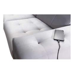 Ecksofa Fusion III mit gestepptem Sitz, Schlafunktion | [NAZWA SKLEPU]