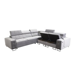 Ecksofa Fusion III mit gestepptem Sitz, Schlafunktion | [NAZWA SKLEPU]