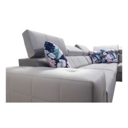 Fusion III corner sofa with quilted seat, sleeping function | [NAZWA SKLEPU]