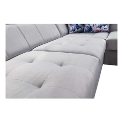 Fusion III corner sofa with quilted seat, sleeping function | [NAZWA SKLEPU]