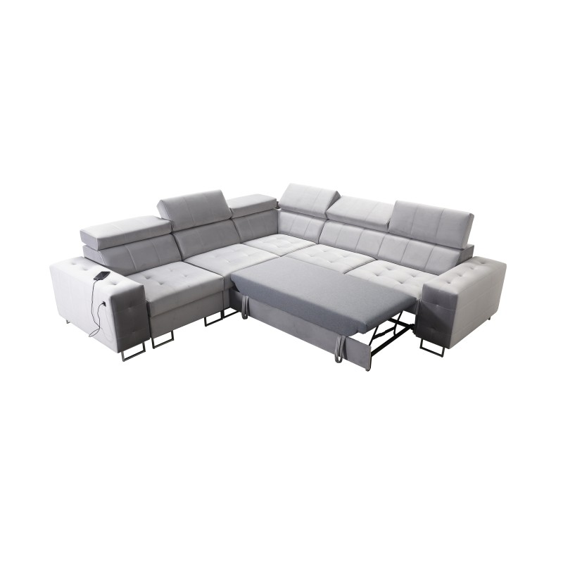 Ecksofa Fusion III mit gestepptem Sitz, Schlafunktion | [NAZWA SKLEPU]
