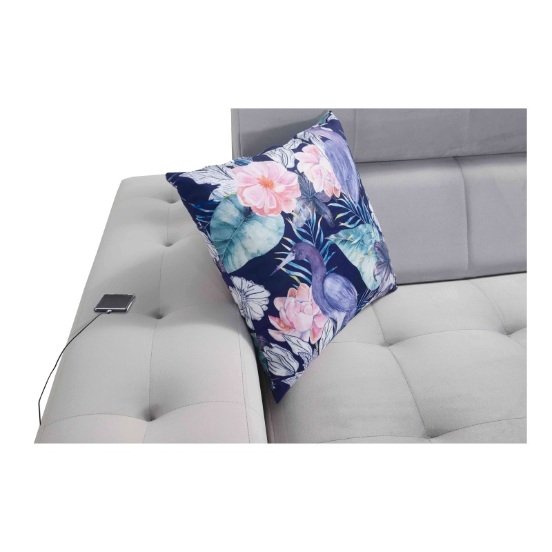 Corner Sofa Fusion VII with Sleeping Function and Adjustable Headrests | [Your Company]