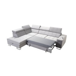 Ecksofa Fusion VII mit Schlaffunktion und verstellbaren Kopfstützen | [Twoja Firma]