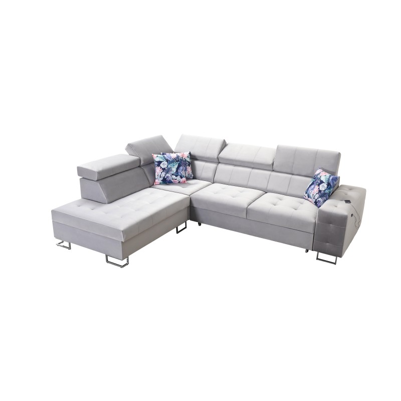Corner Sofa Fusion VII with Sleeping Function and Adjustable Headrests | [Your Company]