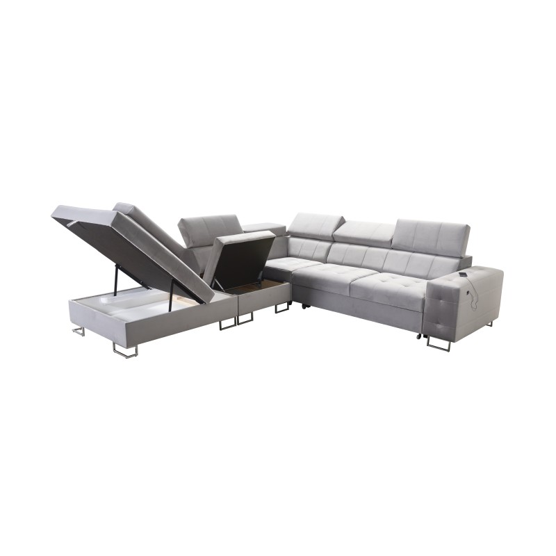 **Meta Title:** Fusion IX Corner Sofa - Quilted Seat, Sleeping Function - Velvet Material | Hydrophobic, Magic Velvet 2216 **Meta Title:** Fusion IX Corner Sofa - Quilted Seat, Sleeping Function - Velvet Material | Hydrophobic, Magic Velvet 2216