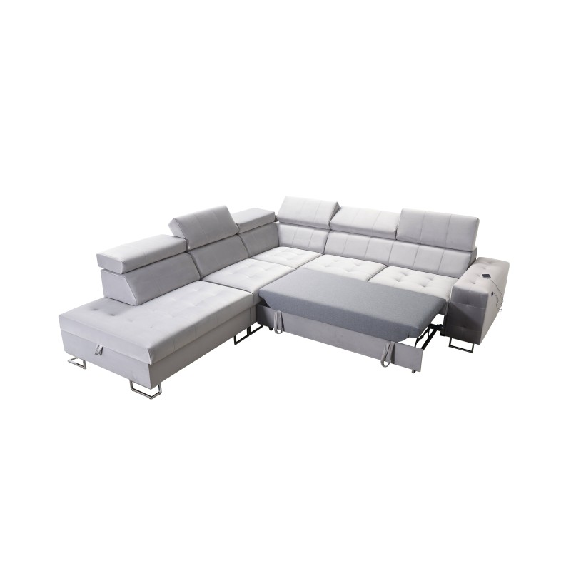 **Meta Title:** Fusion IX Corner Sofa - Quilted Seat, Sleeping Function - Velvet Material | Hydrophobic, Magic Velvet 2216 **Meta Title:** Fusion IX Corner Sofa - Quilted Seat, Sleeping Function - Velvet Material | Hydrophobic, Magic Velvet 2216