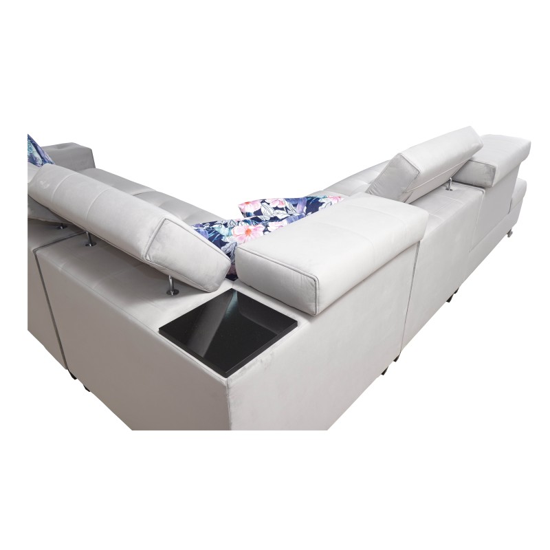 **Meta Title:** Fusion IX Corner Sofa - Quilted Seat, Sleeping Function - Velvet Material | Hydrophobic, Magic Velvet 2216 **Meta Title:** Fusion IX Corner Sofa - Quilted Seat, Sleeping Function - Velvet Material | Hydrophobic, Magic Velvet 2216
