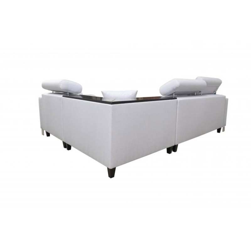 Magneto II corner sofa with sleeping function and bedding storage - Plecionka, Sawana 14 Magneto II corner sofa with sleeping function and bedding storage - Plecionka, Sawana 14