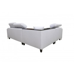 Magneto II corner sofa with sleeping function and bedding storage - Plecionka, Sawana 14