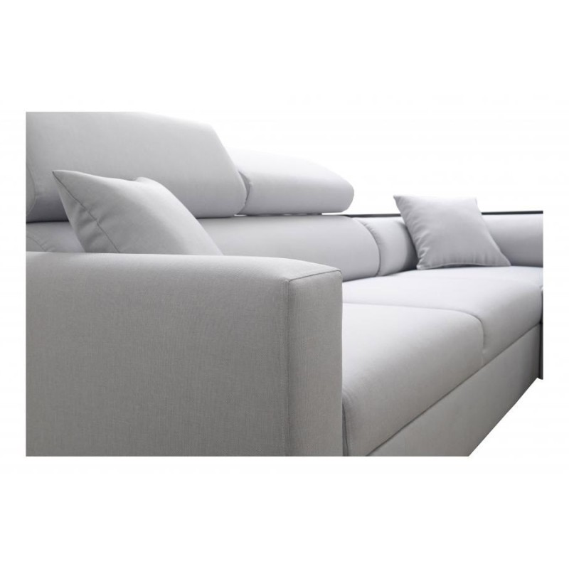 Magneto II corner sofa with sleeping function and bedding storage - Plecionka, Sawana 14 Magneto II corner sofa with sleeping function and bedding storage - Plecionka, Sawana 14