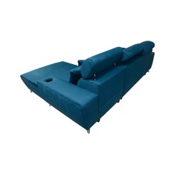 Narożnik Luna I maxi w Plusz, Kronos 9, funkcja spania, barek - Nowoczesny komfort Narożnik Luna I maxi w Plusz, Kronos 9, funkcja spania, barek - Nowoczesny komfort