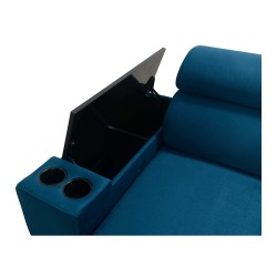 Narożnik Luna I maxi w Plusz, Kronos 9, funkcja spania, barek - Nowoczesny komfort Narożnik Luna I maxi w Plusz, Kronos 9, funkcja spania, barek - Nowoczesny komfort