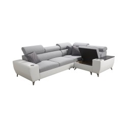 Luna II Corner Sofa with Sleeping Function - Elegance and Functionality in One