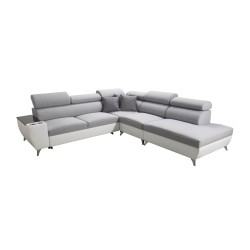 Luna IX corner sofa with sleeping function and bar - Your place for comfort and relaxation