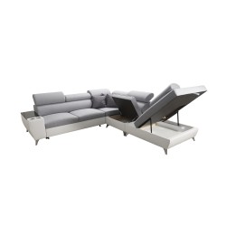 Luna IX corner sofa with sleeping function and bar - Your place for comfort and relaxation