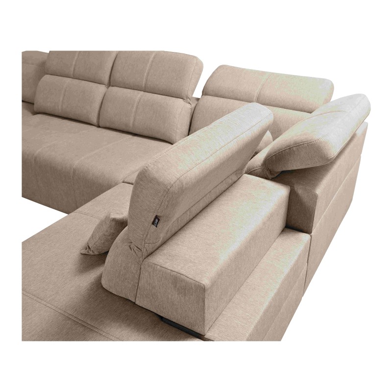 Sofá esquinero en forma de U milano V con función de cama: la combinación ideal de elegancia y funcionalidad. Sofá esquinero en forma de U milano V con función de cama: la combinación ideal de elegancia y funcionalidad.