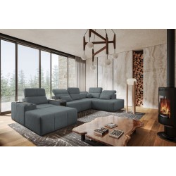 Sofá esquinero en forma de U milano V con función de cama: la combinación ideal de elegancia y funcionalidad.