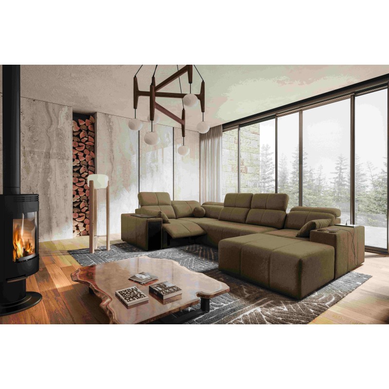 U-Shaped Corner Sofa Milano IV MIX with Sleeping Function – Elegance and Functionality | [Nazwa Sklepu]