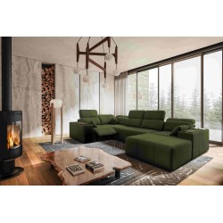 U-förmiges Sofa Milano IV MIX mit Schlaffunktion – Eleganz und Funktionalität | [Nazwa Sklepu]