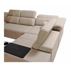 Ecksofa in U-Form Milano IV mit Schlaffunktion Plecionka, Verita 39 | Bequem und funktional