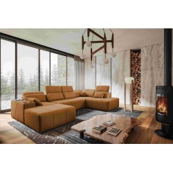 U-shaped corner sofa Milano VI with a sleeping function - perfect for relaxation and sleeping