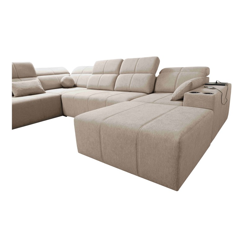 Ecksofa in U-Form Milano VI mit Schlaffunktion - ideal zum Entspannen und Schlafen Ecksofa in U-Form Milano VI mit Schlaffunktion - ideal zum Entspannen und Schlafen