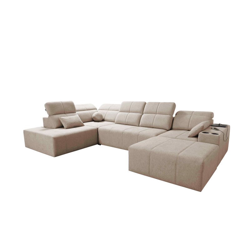 Ecksofa in U-Form Milano VI mit Schlaffunktion - ideal zum Entspannen und Schlafen Ecksofa in U-Form Milano VI mit Schlaffunktion - ideal zum Entspannen und Schlafen
