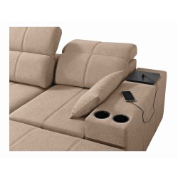 Sofá esquinero en forma de U Milano VI con función para dormir - ideal para relajarse y dormir Sofá esquinero en forma de U Milano VI con función para dormir - ideal para relajarse y dormir