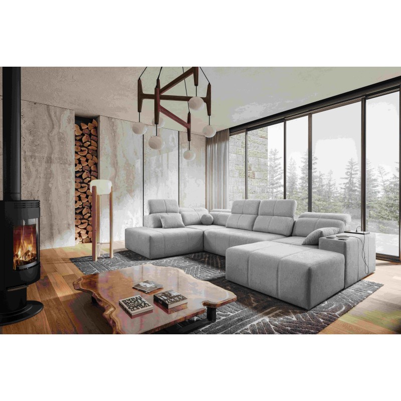 Ecksofa in U-Form Milano VI mit Schlaffunktion - ideal zum Entspannen und Schlafen Ecksofa in U-Form Milano VI mit Schlaffunktion - ideal zum Entspannen und Schlafen