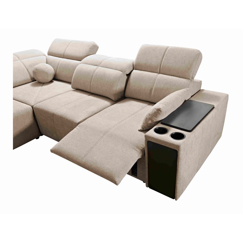 Ecksofa U Milano VIII Mix mit Schlaffunktion und Relaxfunktion | Gewebe, Verita 28 Ecksofa U Milano VIII Mix mit Schlaffunktion und Relaxfunktion | Gewebe, Verita 28