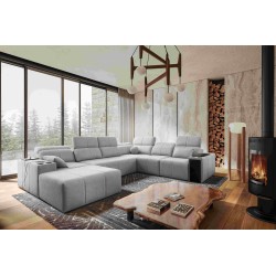 U-förmiges Sofa Milano VIII mit Schlaffunktion - Komfort und Stil in einem | [Twoja Nazwa Firmy]