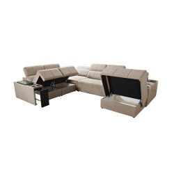 Esquina en forma de U Milano VIII con función de cama - comodidad y estilo en uno | [Twoja Nazwa Firmy]