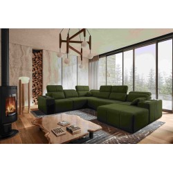 U-förmiges Sofa Milano VIII mit Schlaffunktion - Komfort und Stil in einem | [Twoja Nazwa Firmy]
