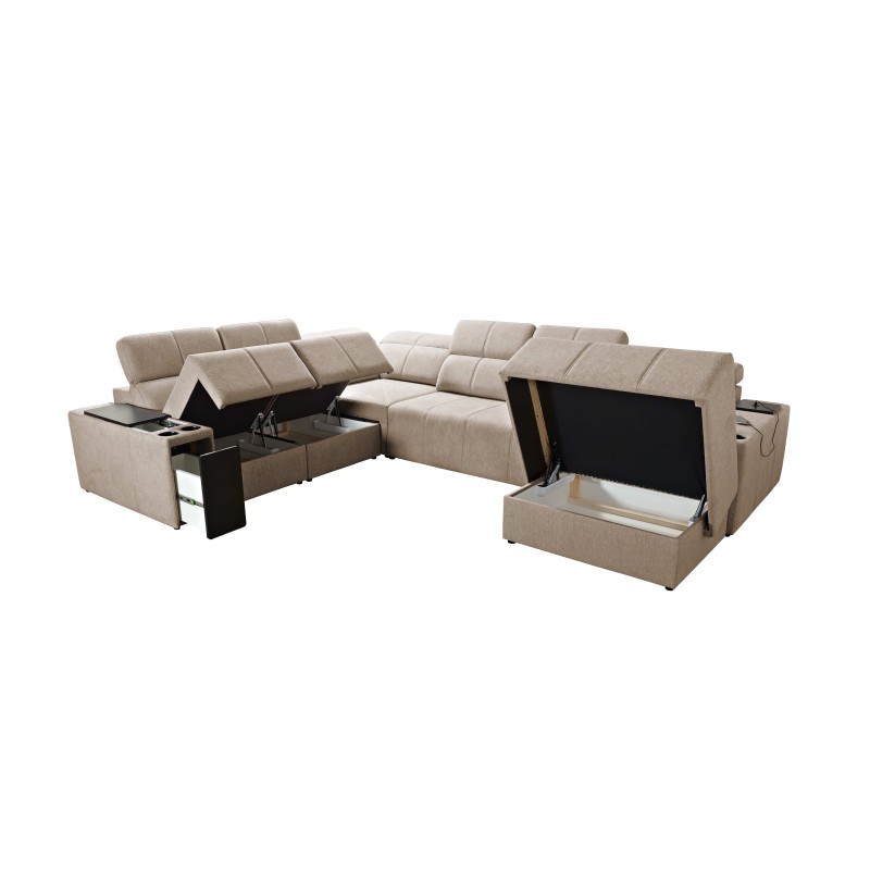 Esquina en forma de U Milano VIII con función de cama - comodidad y estilo en uno | [Twoja Nazwa Firmy]