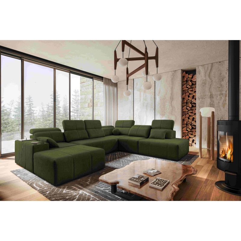 The U-shaped Milano X sectional sofa with a sleeping function – the perfect piece of furniture for those who value comfort and s