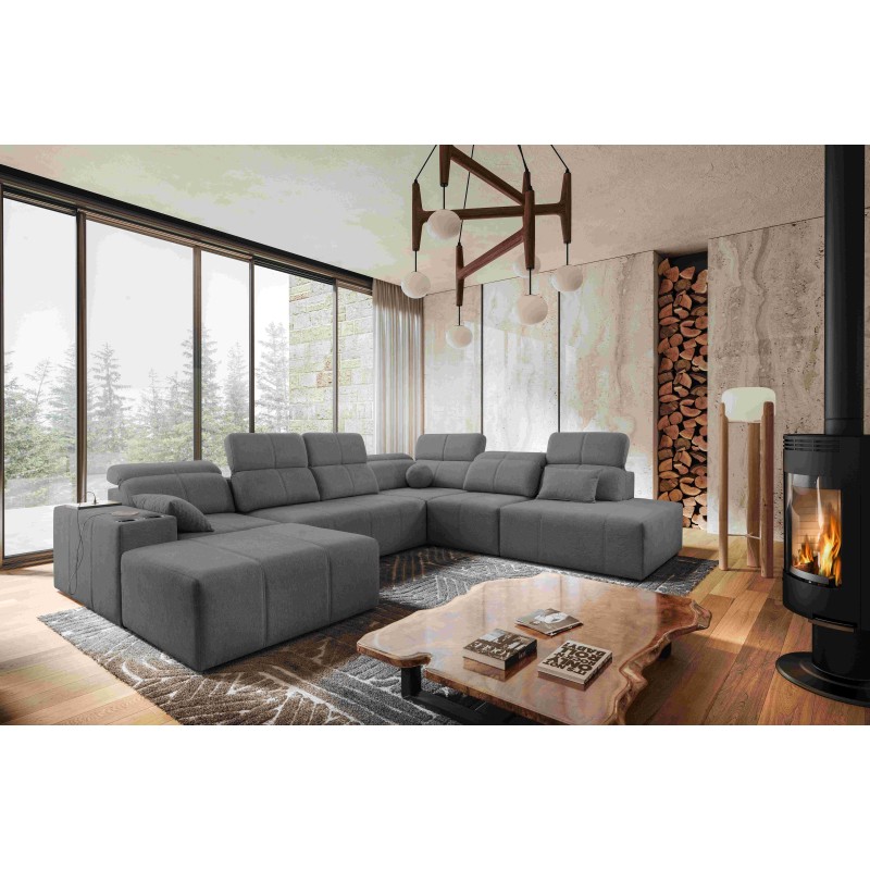 The U-shaped Milano X sectional sofa with a sleeping function – the perfect piece of furniture for those who value comfort and s
