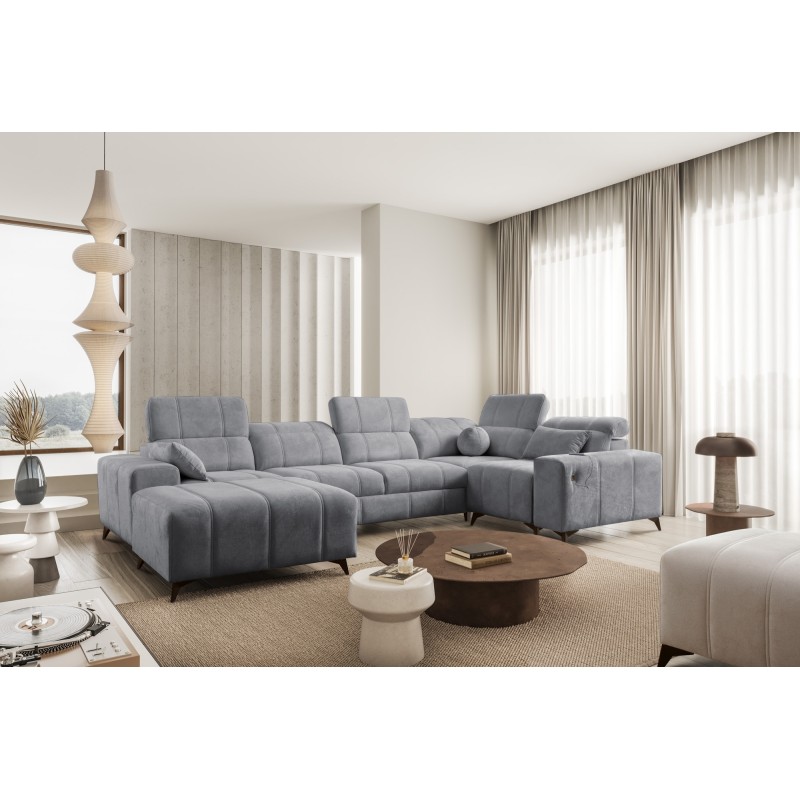 U-förmiges Sofa Ballagio IV mit Schlaffunktion – raffiniertem Komfort und Eleganz | [Twoja Firma]