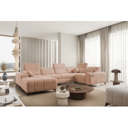 U-shaped Corner Sofa Ballagio IV with Sleeping Function – Sophisticated Comfort and Elegance | [Twoja Firma]