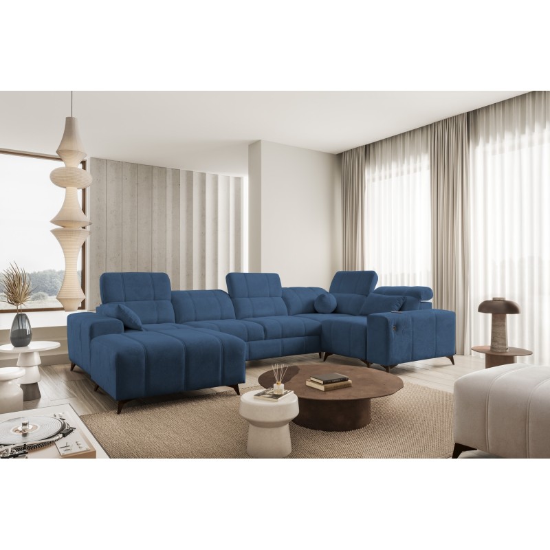 U-shaped Corner Sofa Ballagio IV with Sleeping Function – Sophisticated Comfort and Elegance | [Twoja Firma]