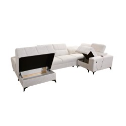 U-förmiges Sofa Ballagio IV mit Schlaffunktion – raffiniertem Komfort und Eleganz | [Twoja Firma]