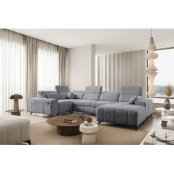 U-shaped Corner Sofa Ballagio IV with Sleeping Function – Sophisticated Comfort and Elegance | [Twoja Firma]