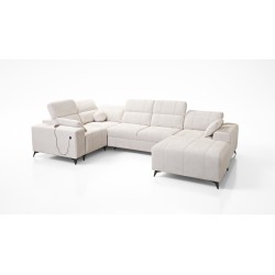 U-shaped Corner Sofa Ballagio IV with Sleeping Function – Sophisticated Comfort and Elegance | [Twoja Firma]